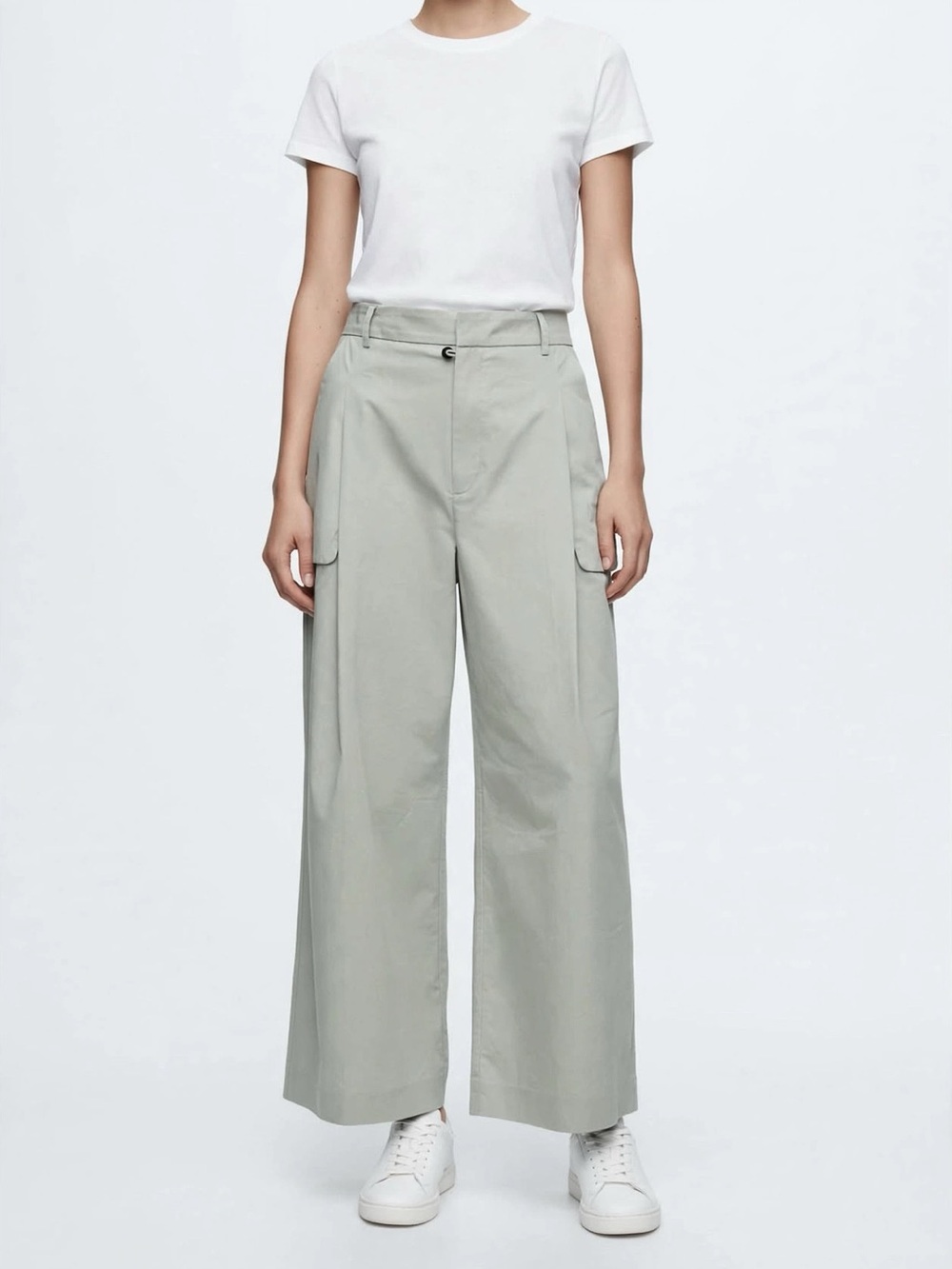 Zara Wide Leg Tailored Trousers NWOT